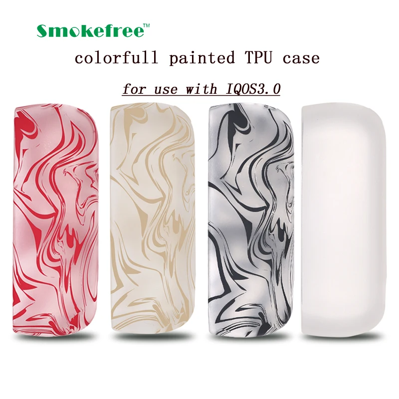 Разноцветный цветной защитный чехол из ТПУ для использования с IQOS 3,0