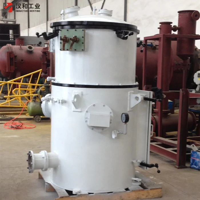 Vertical structure vacuum directional solidification furnace for polysilicon