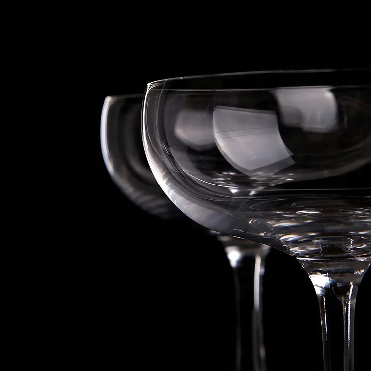 Raymond Popular Fashion Crystal Glassware Martini Mixing Wine Glasses