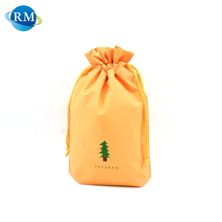 
New Style Resealable Customised Slogan Packaging Plastic PEVA Bag 