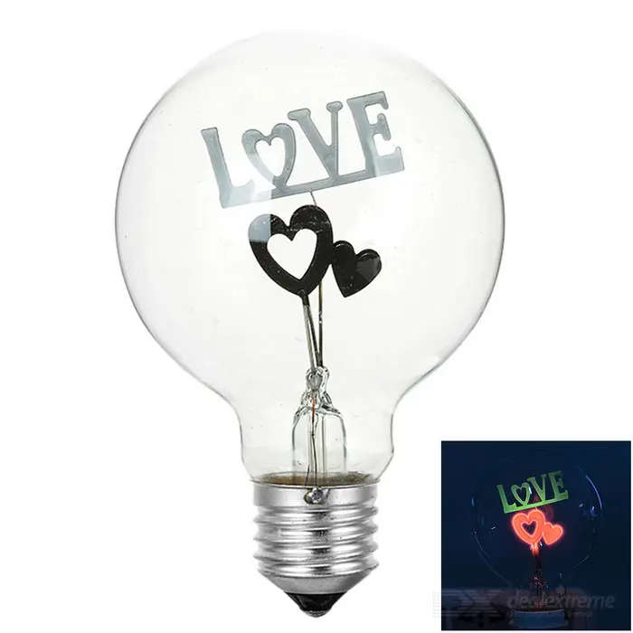 
christmas bulb red flower firework filament light bulb indoor decorating G80 bulb festival lamps 