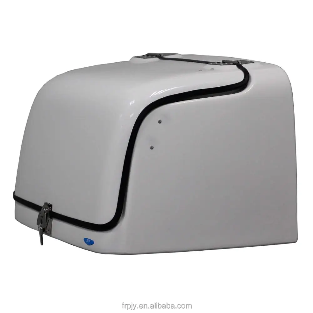 Fiberglass Super Large Volume Pizza Box with Gas Spring Raw Materials of Motorcycle Rear Case       Model NO.JYB-02