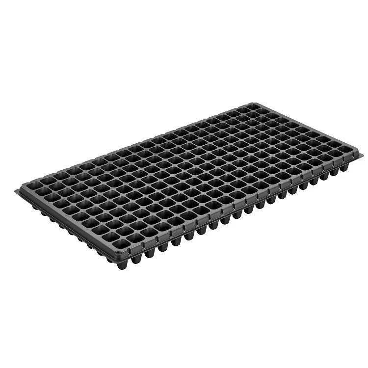 Black Plastic Seed Cell Plug Tray  Seed Tray Tomato  72 Cells Plug Seeding