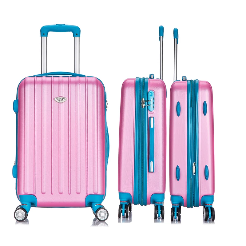 Chinese Production Hot Selling man women ABS Travel Trolley Bag Set Suitcase Luggage