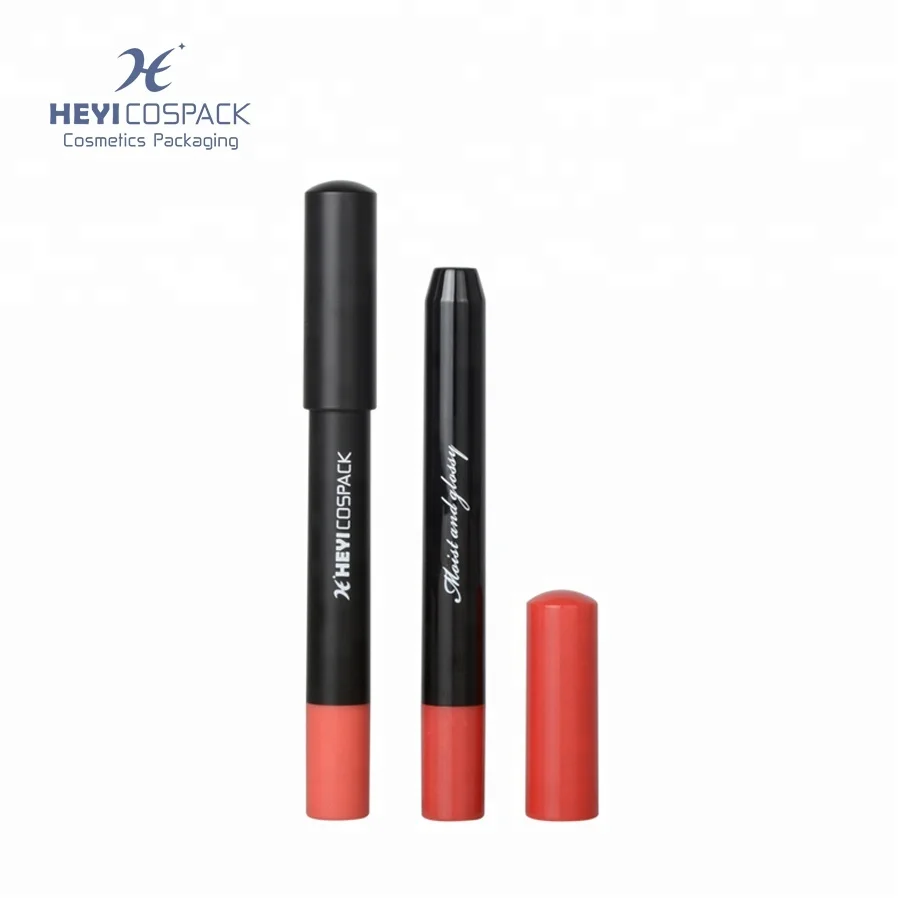 empty round packaging cosmetic lip crayon