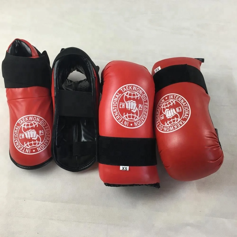 Super fighting PU Sponge ITF Taekwondo Sparring Gear for training and competition