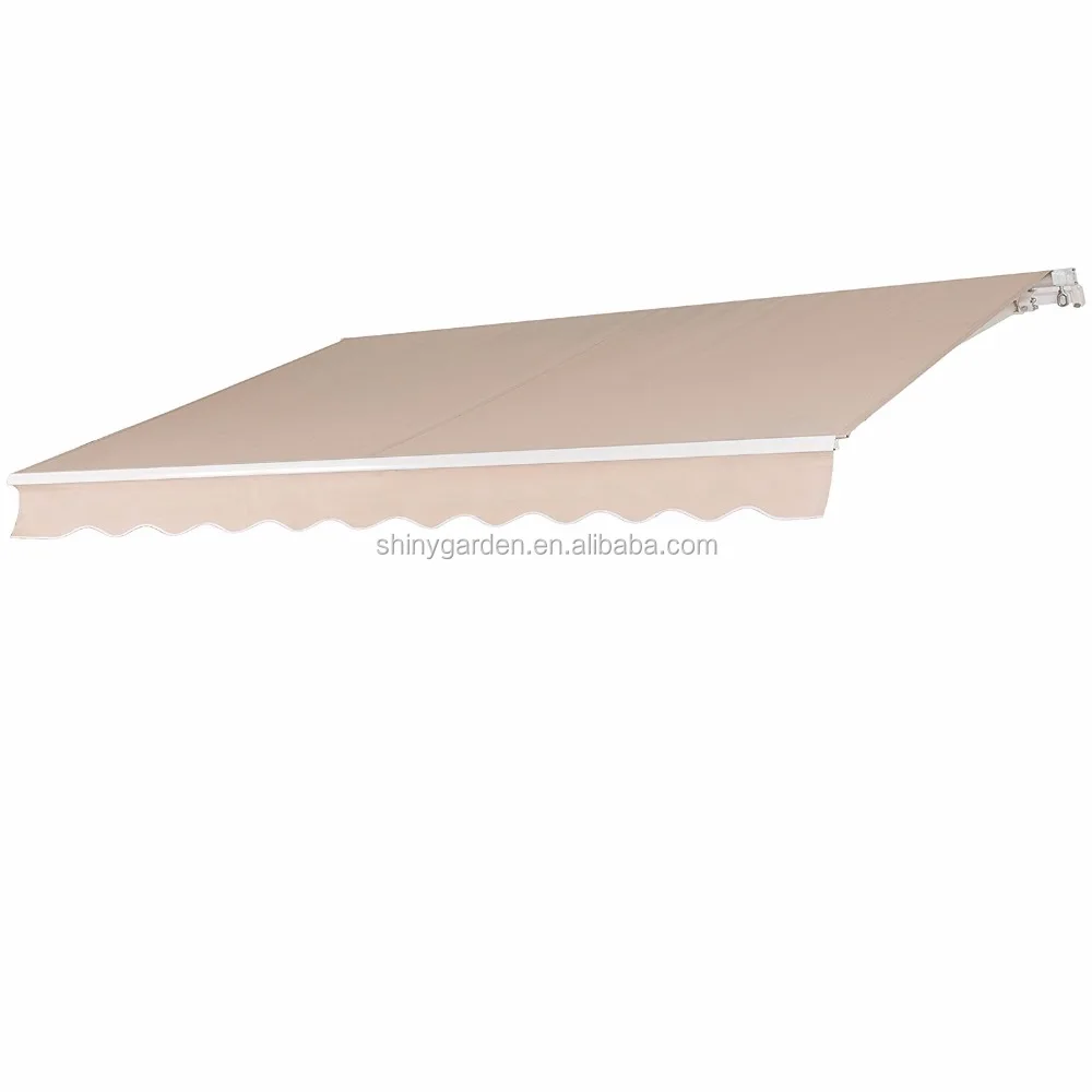 Outdoor retractable roof awning folding arm awning, aluminium awning windows