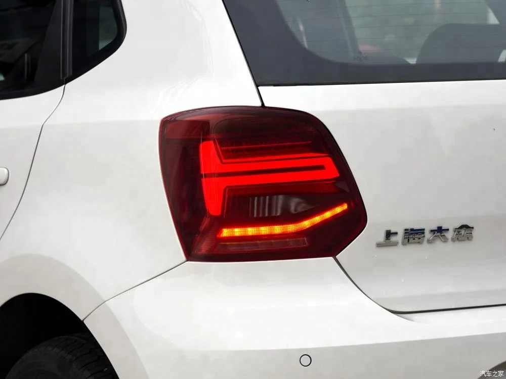 VLAND New LED Taillights Assembly For VW Polo/Vento MK5 2009-2016 With Dynamic Turn Signal Tail Lamp