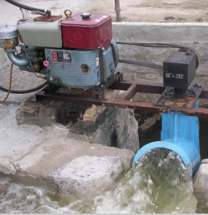 large capacity vertical propeller pump FRP glassfibre material axial flow pump for salty seawater