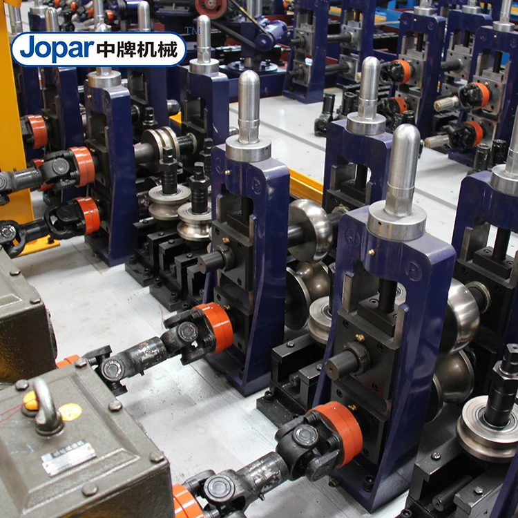 High Speed MS Pipe Making Machinery Fully Automation Steel Tube Mill Machine