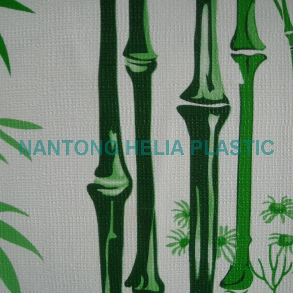 Chinese factory PVC opaque printed flex water proof Film for decoration furniture cover cupboards tablecloth
