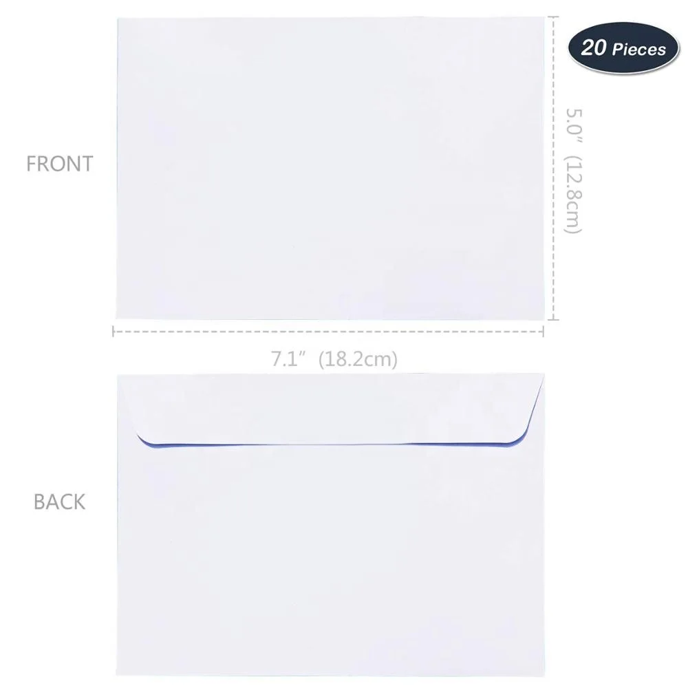 
Unicorn Party Invitation Card with Envelopes Kids Birthday Party Supplies 