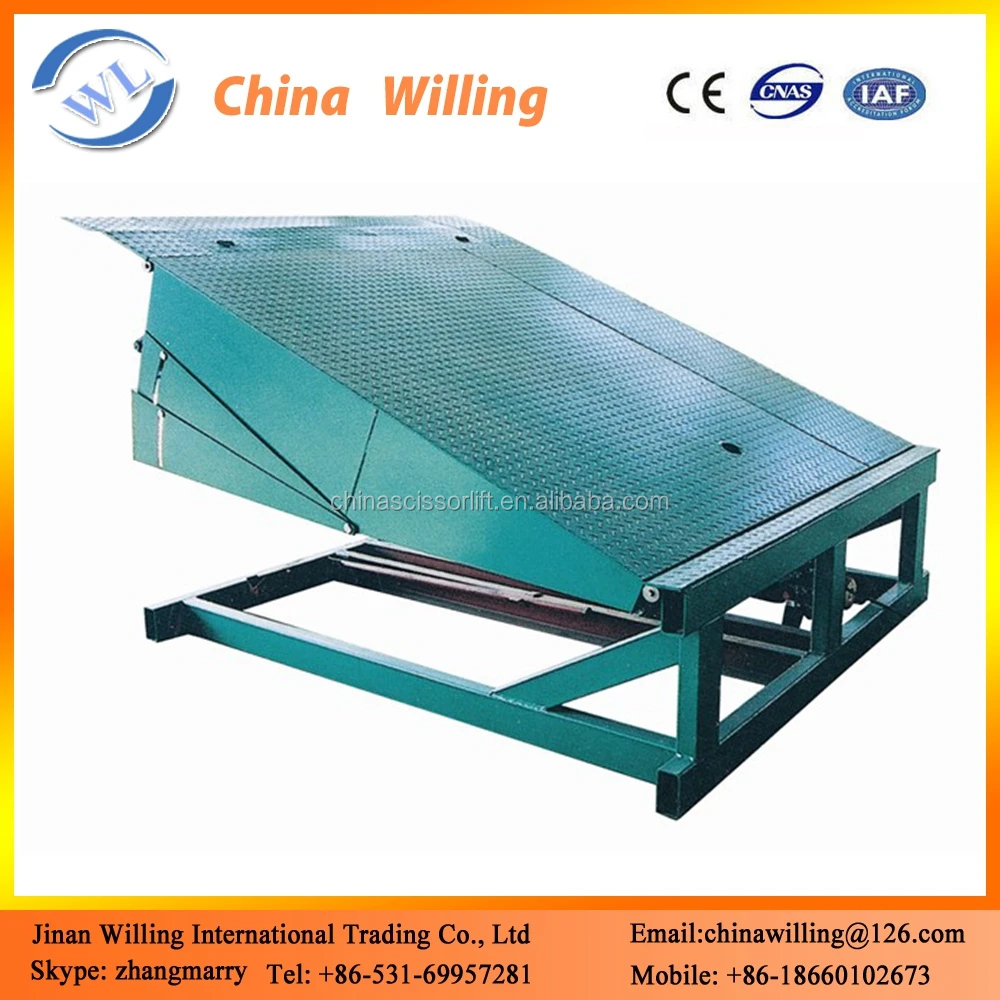 10 Ton Vehicle Hydraulic Container Loading Ramp Lift