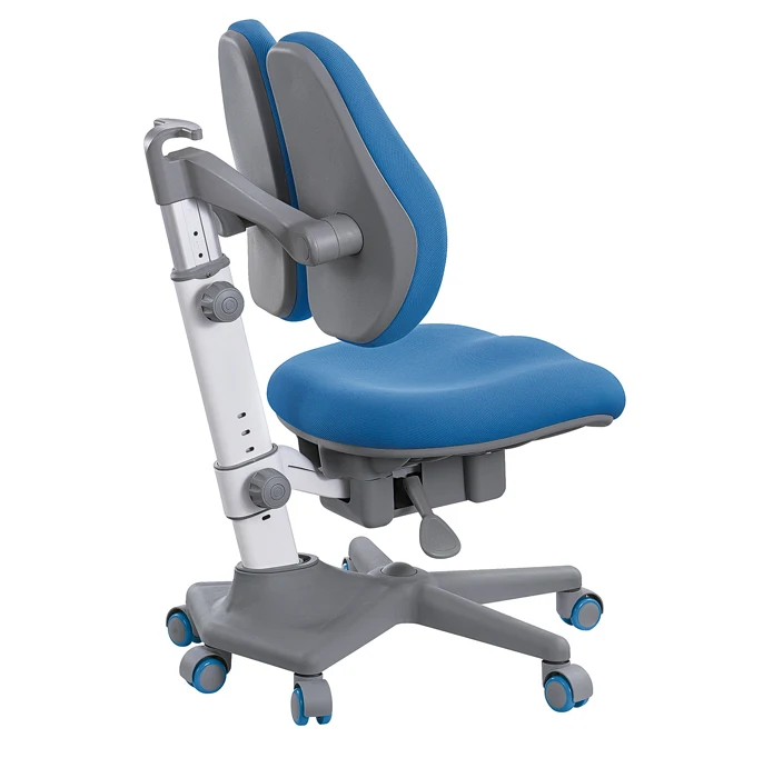 
Height adjustable Lockable wheels Ergonomic Kids Study Chairs 