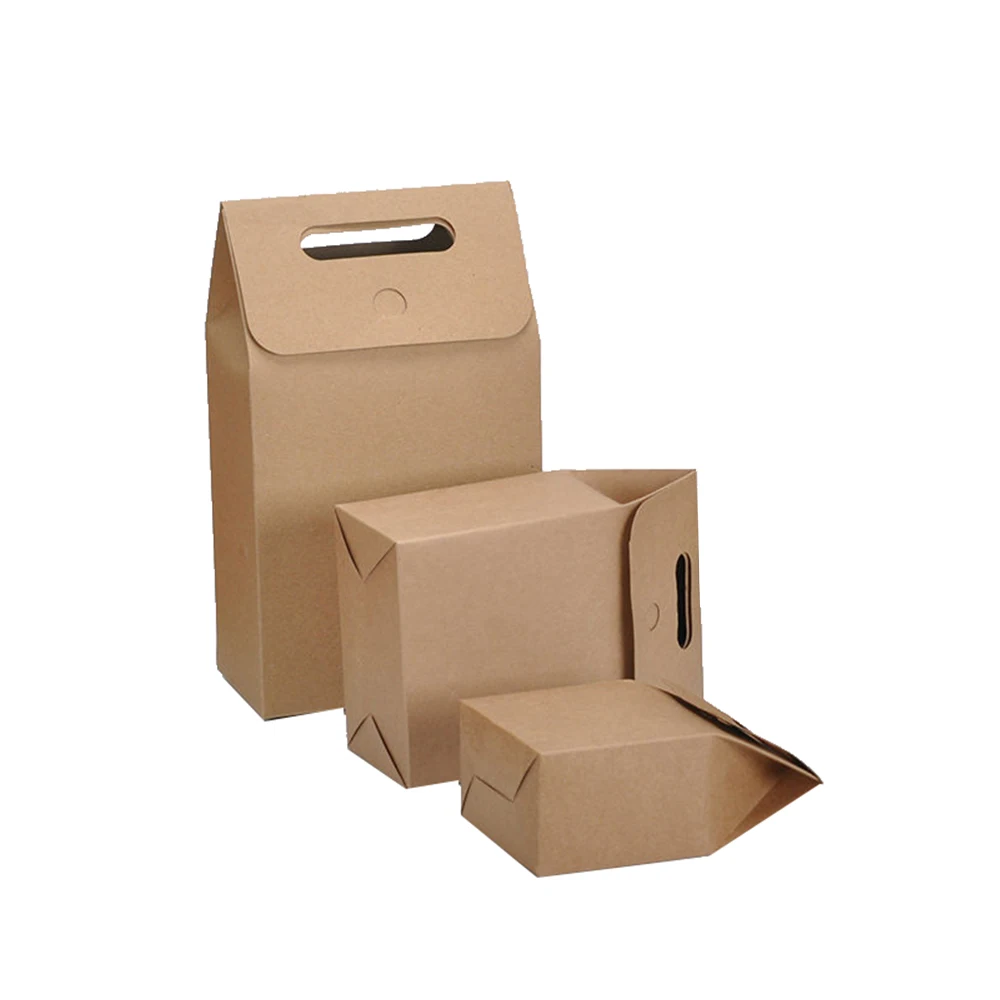 Biodegradable Waterproof Custom Logo Food Rice Flour Packing Paper Bag