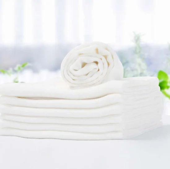 White Gauze Bulk Cloth Diaper Washable Cloth Diaper For Newborn Baby