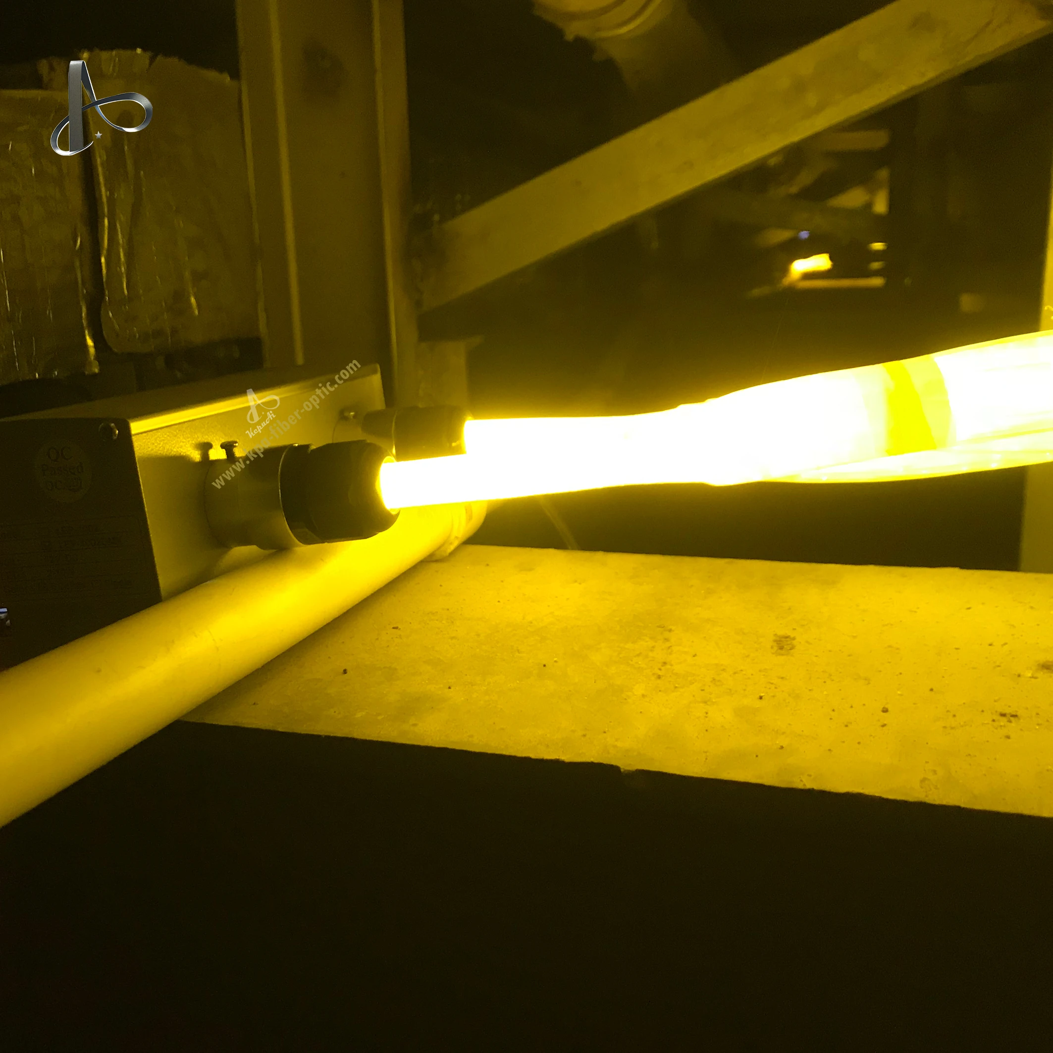 2018 High Brightness Optical Fiber Light Curtain With Waterfall Effect