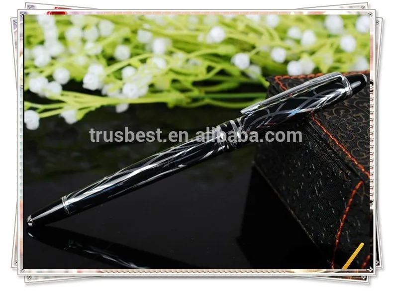 XJ-P 901 Picasso Gentleman(Black)Gold-plating fountain pen , lnk pen with carved Calligraphy Ink