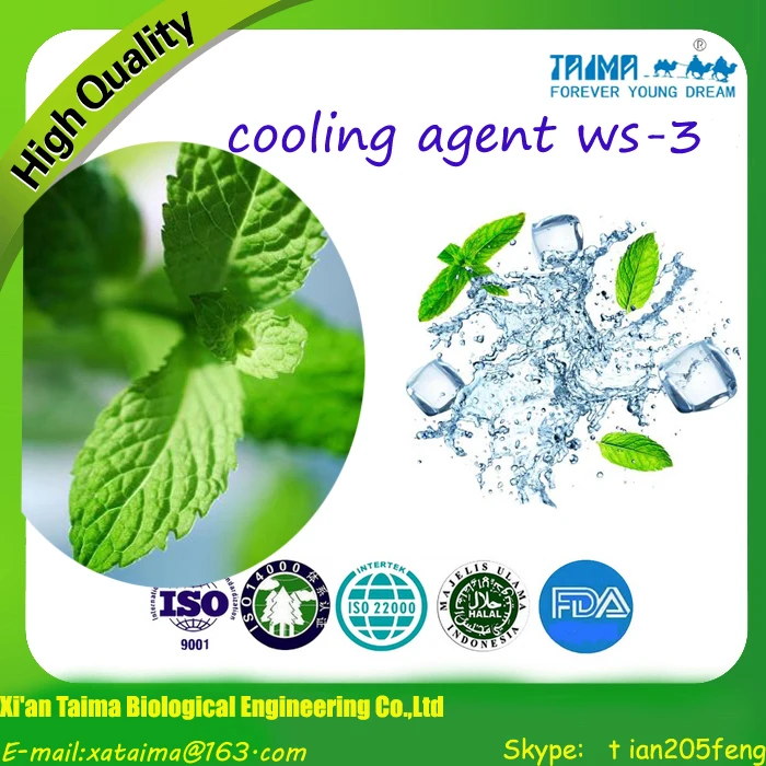 white crystal powder Cooling agent ws-3/Koolada /ws3 CAS NO.39711-79-0