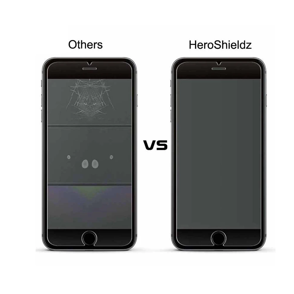 
2 Packs For iPhone 8 Plus 2.5D Glass Screen Protector, 9H 0.3mm Crystal Clear Best Screen Protector For iPhone 6/6S/7/8 Plus 