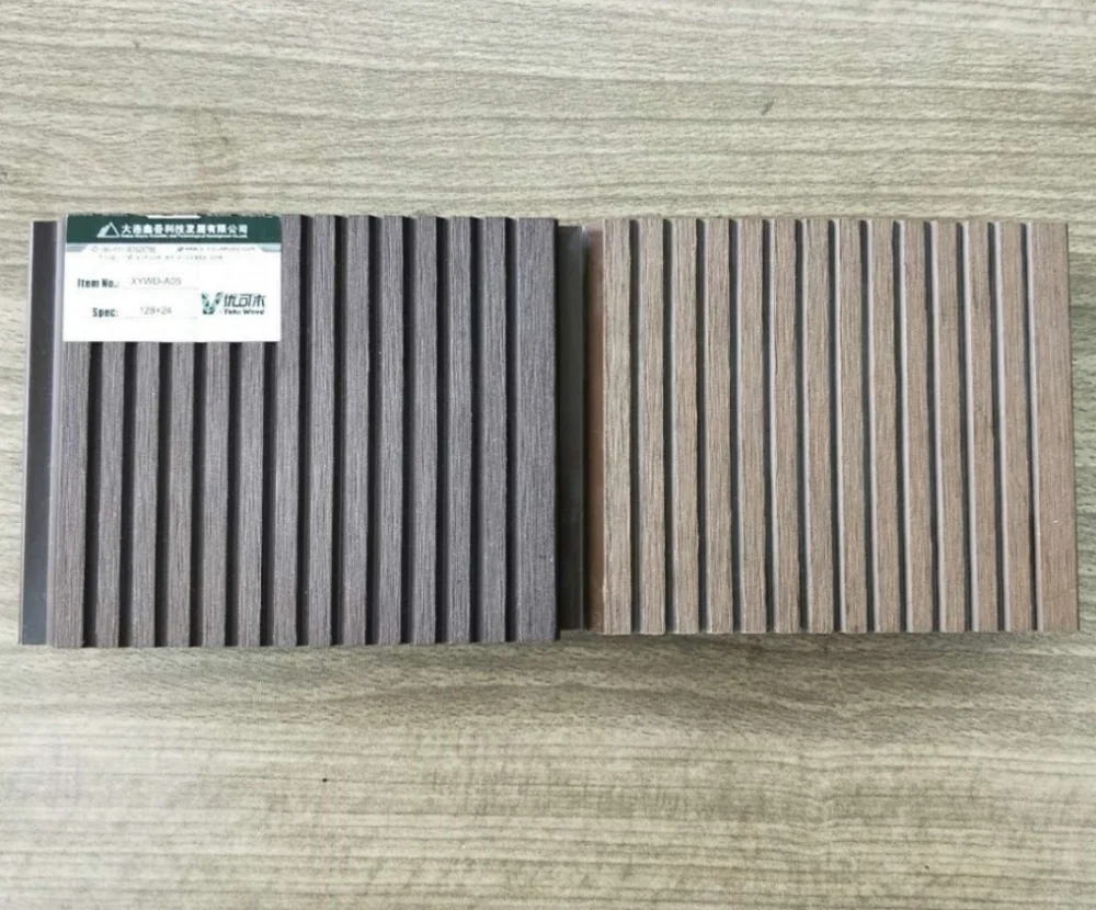 Exterior WPC wall panel/Wood Plastic Composite /grooved wall cladding louver roof composite fence panels balcony railing