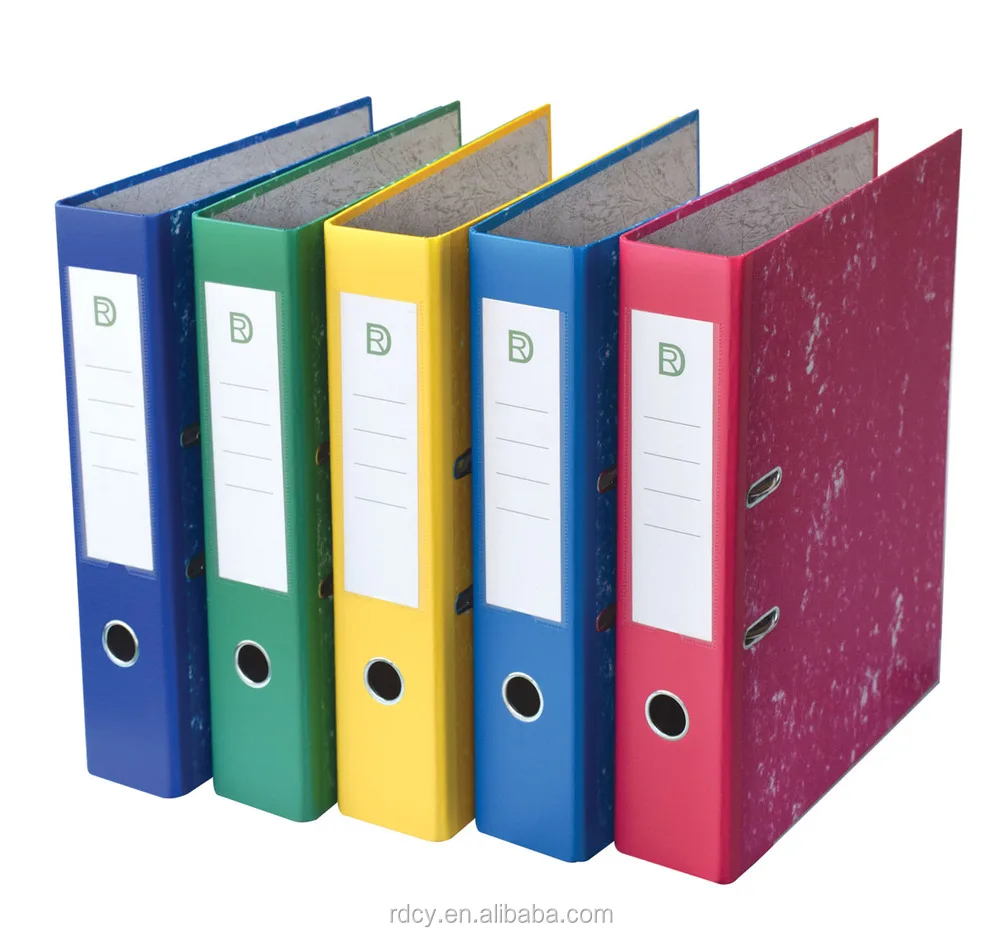 Fashion new design colourful paper file folder lever arch files,metal lever arch file clip,paper file folder lever arch file