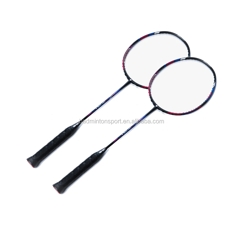 Лучшая Профессиональная головка тяжелая конструкция ваша собственная ракетка для бадминтона