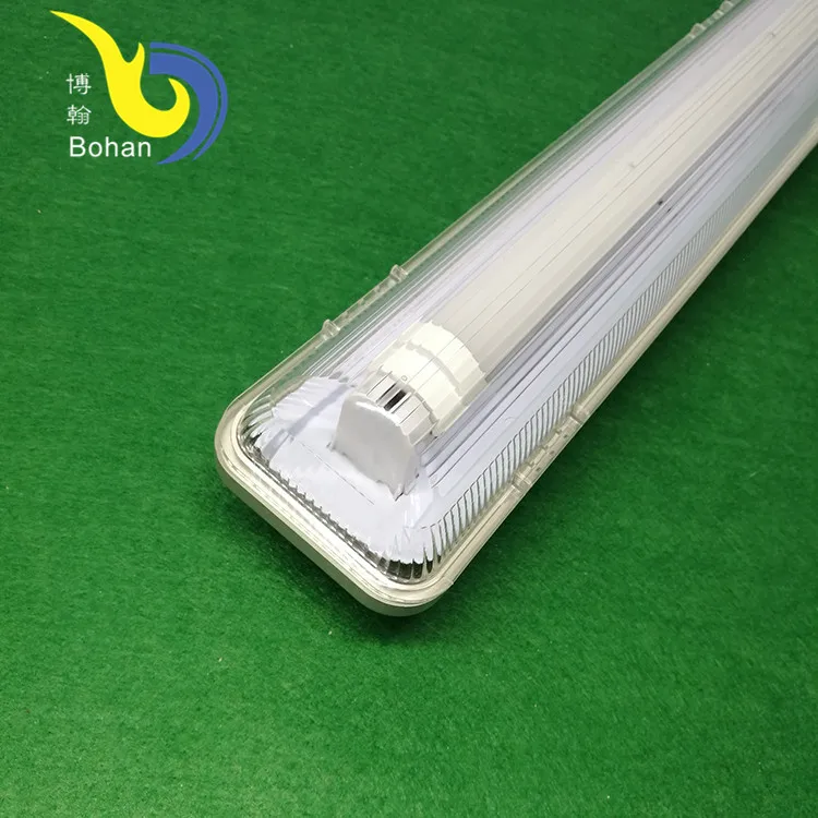 2019 4ft LED Fluorescent Waterproof Lamp Fixture Led IP65 Tri-proof Light T8 Tube