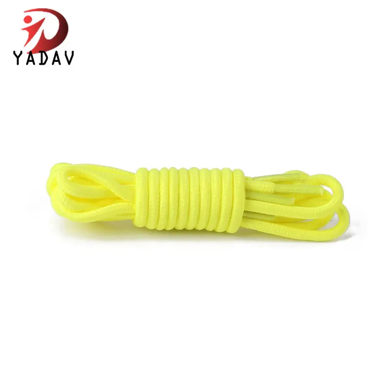 Factory wholesale Boot Lace Casual Shoelaces Round Polyester Elastic Shoe Lace