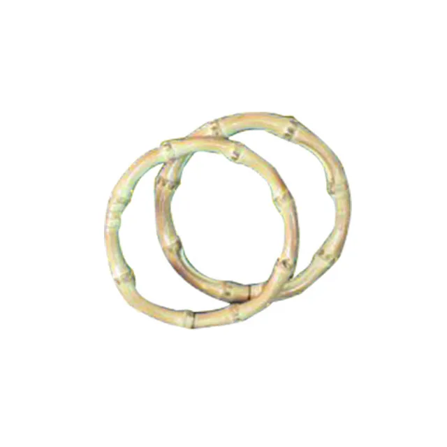 natural bamboo root, bamboo whip Fashionable bamboo ring, handbag pull ring,