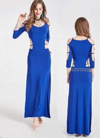 Bestdance Oriental Dance Belly Dance Costume Suits Club Stage  Long Skirt Dress 5 Colors 2 Sizes