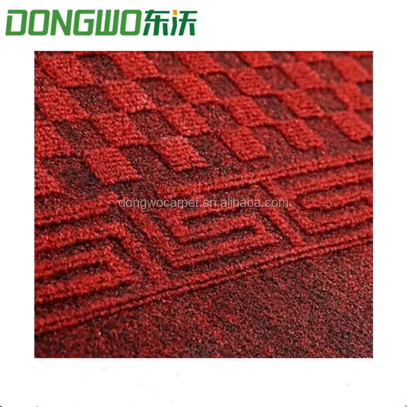 100% polyester non woven Jacquard carpet