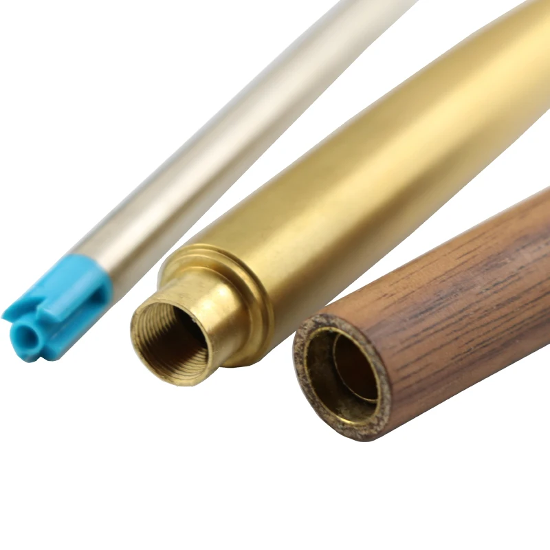 Asian Wood Engraving Pen Groove Taiwan Classic Semi-metallic Timber Pens Lathe Woodturning Brass Ball Pen With Nipple