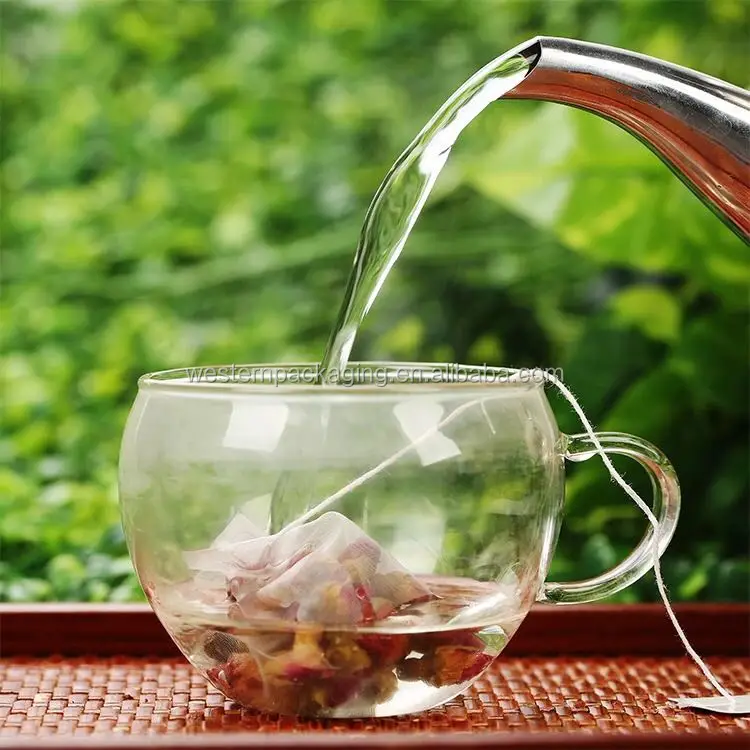 Biodegradable High Quality Pyramid Heat Seal Empty Nylon Mesh Triangle Tea Bag