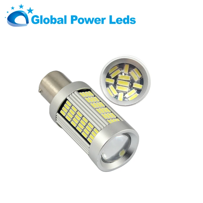 
55w Halogen lamp replacement bulb 21w reversing led Canbus no Error p21w 1156 BA15S 4014smd led car turning light 