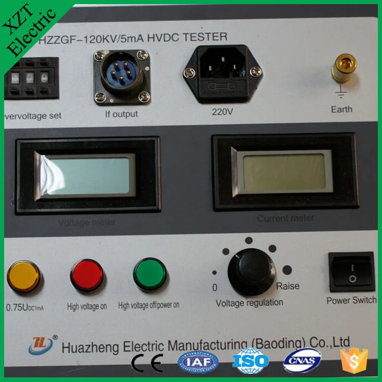 Разработан новый 40kv-300kv DC Hipot Тестер Высокого Напряжения Генератора