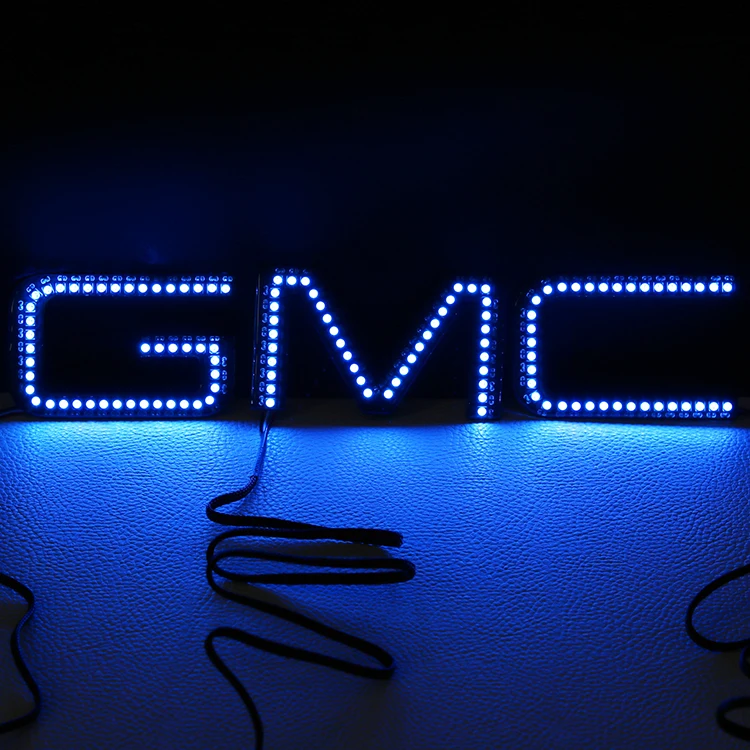 High quality SK6812 led badge light chasing angel eyes led halo rings for GMC