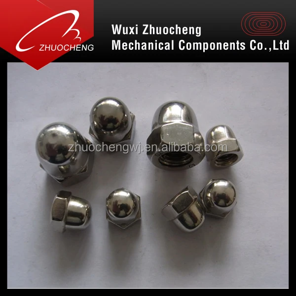 Горячие продажи нержавеющей стали шестигранный колпачок гайки