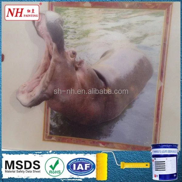 Bathroom Waterproofing clear epoxy floor coating for 3d
