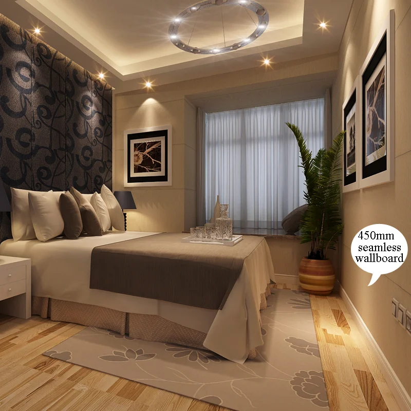 Interior Accessories Building Material 450mm seamless WPC Wall Panel Ceiling