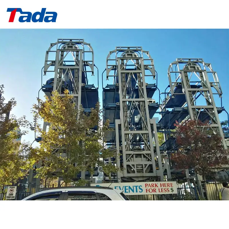 Cars vertical smart rotary parking lift system