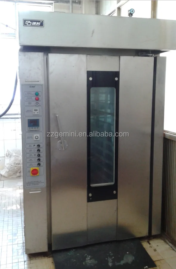 Manufacture direct sale 380v bakery rotary gas german bread oven industrial bread baking oven for sale