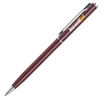 High quality custom promotional slim metal pen