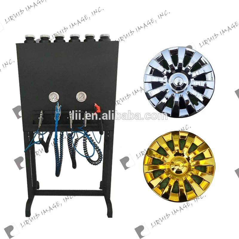 never yellowish chrome silver paint plating plastic machine technical training chrome spray machine chrome spray car painting