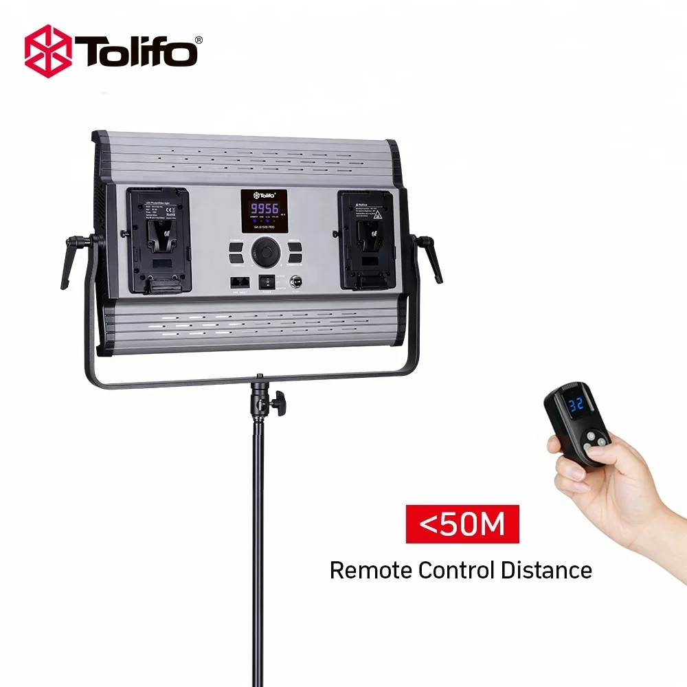 Guangdong Tolifo Professional Audio Video Lighting Bi color LED Photography Studio Panel Light