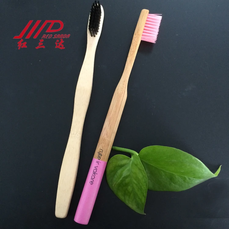 BSCI factory yangzhou bamboo toothbrush oral adult teeth care sharpen bristle