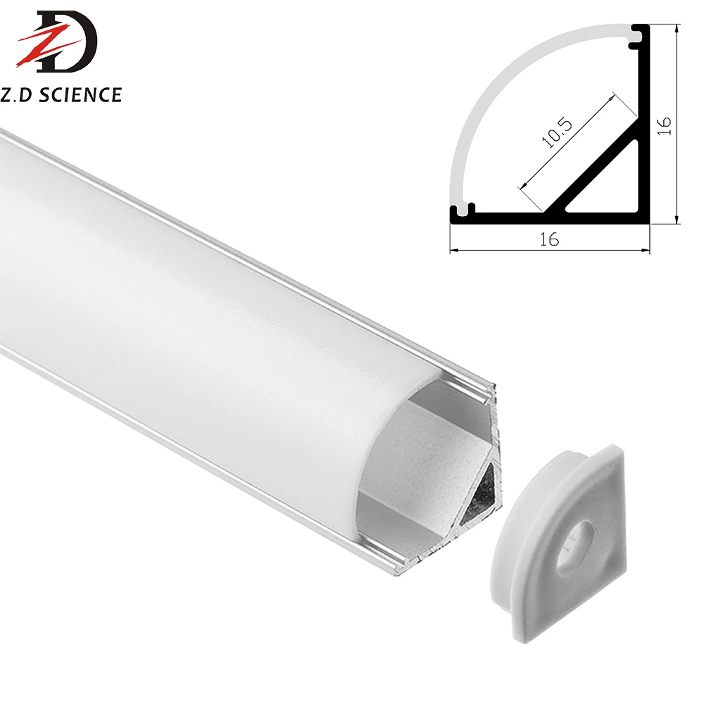 V Shape Aluminum Channel Profile 90 Degrees Angle for LED Strip lights