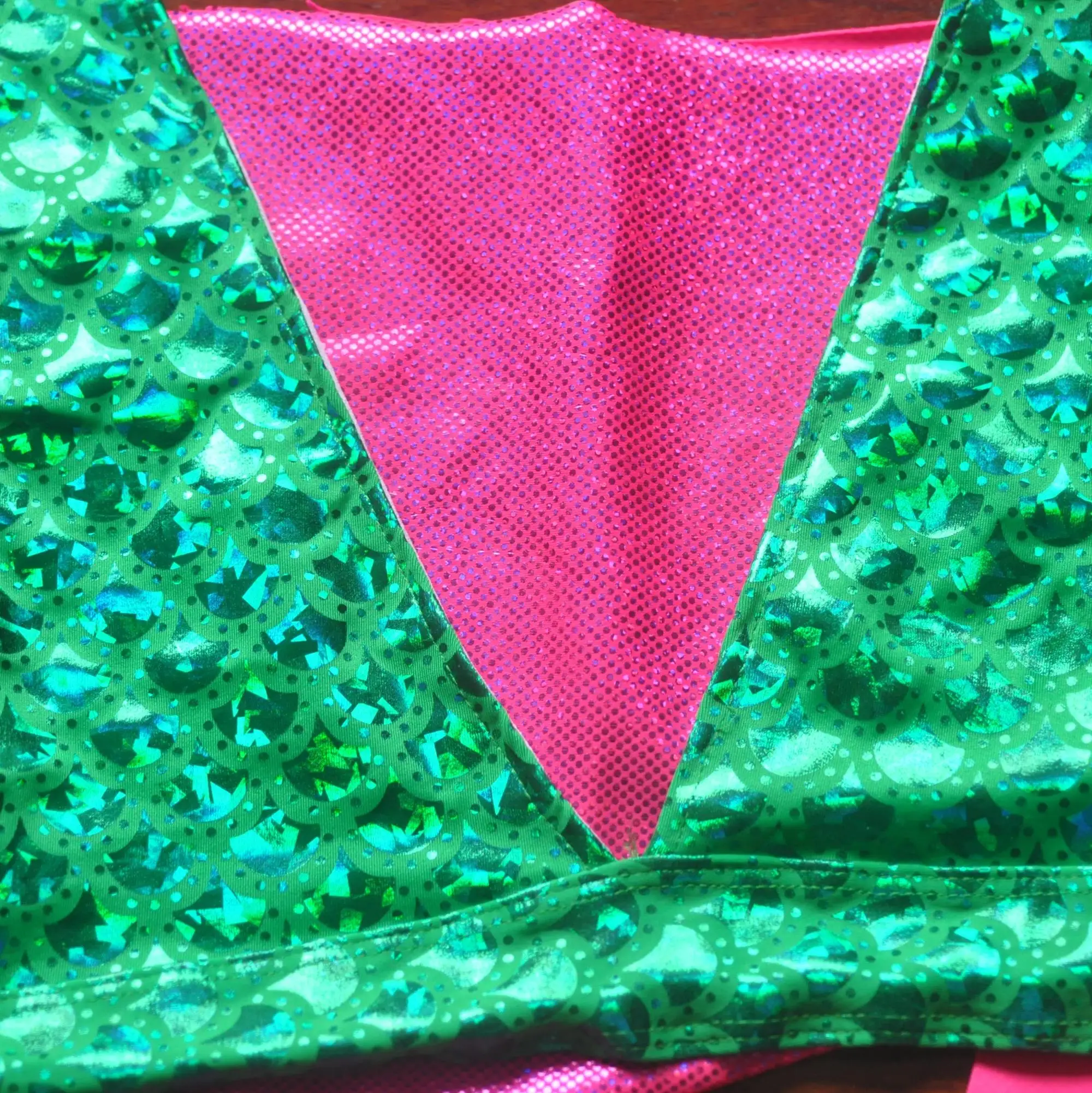 Spandex Fabric Product Type and metallic foil printing