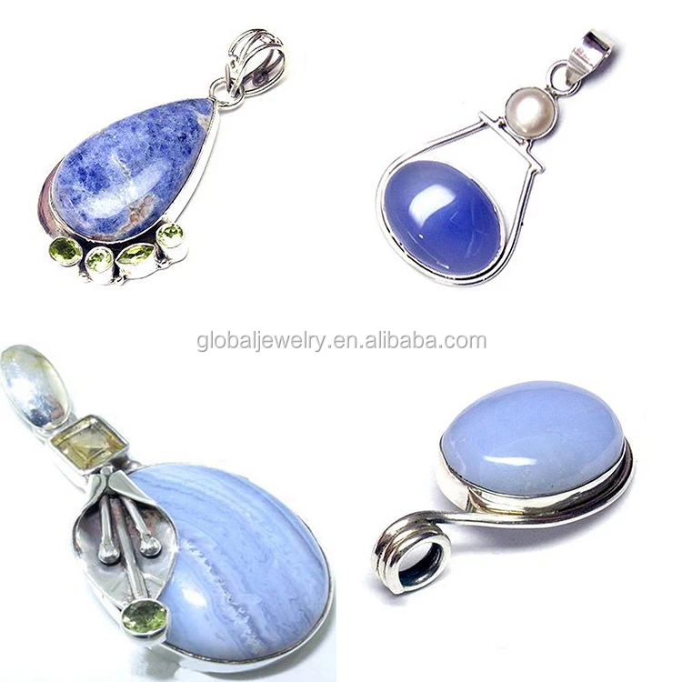 
Raw gemstone jewellery 