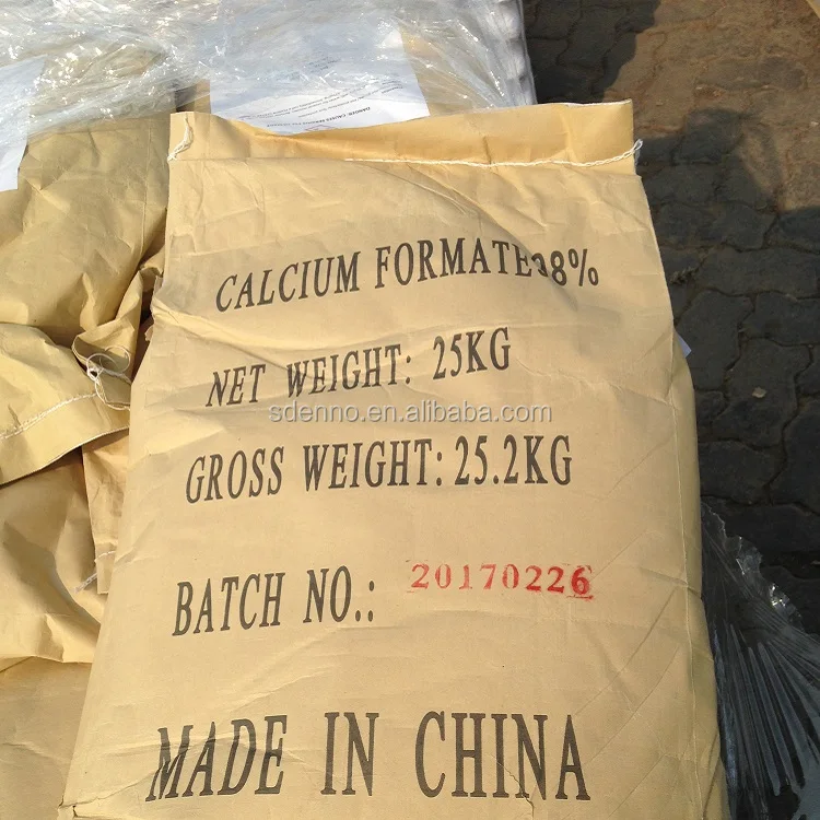
white powder free-flowing Formate Calcium 98% for mortar CAS No.544-17-2 
